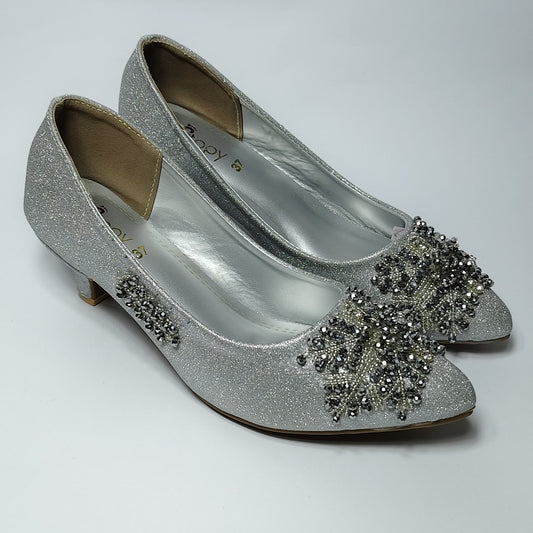 MODENCOCO Coat Shoes Mahroon Diamond