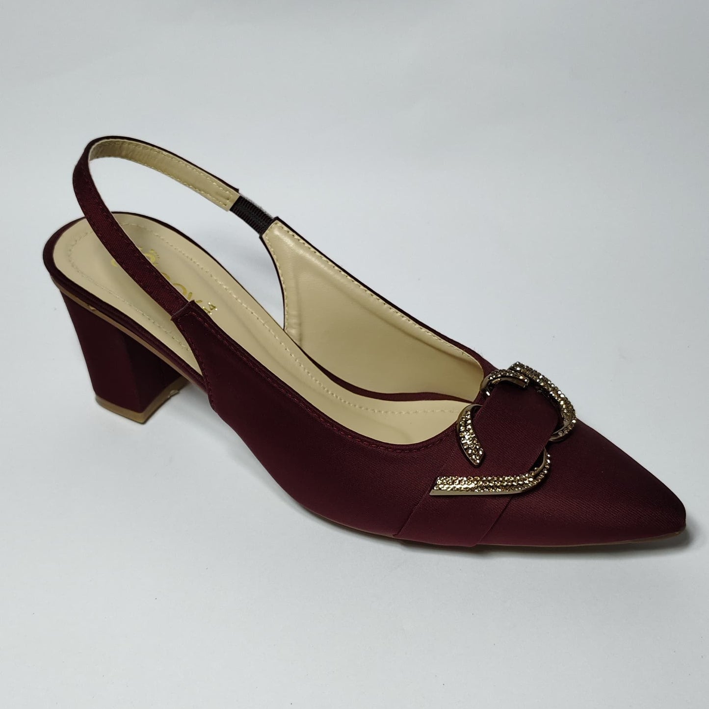 MODENCOCO Coat Shoes Mahroon Diamond