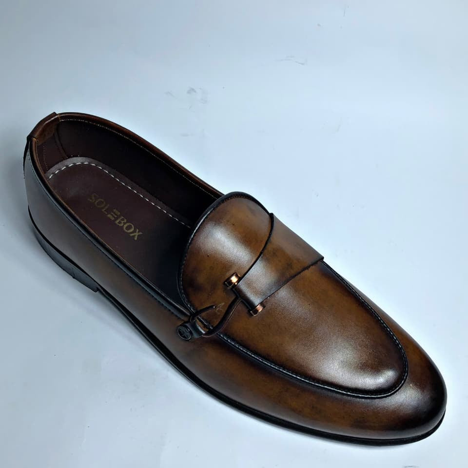 Cognac Crest Loafers