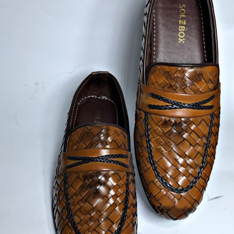 Cognac Crest Loafers