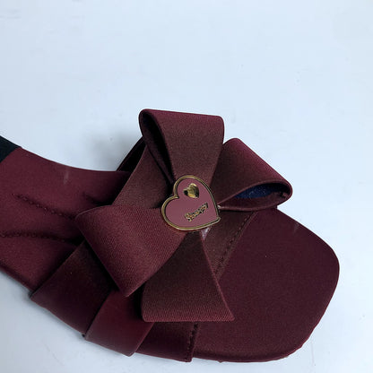 Linear Luxe Flat Slippers