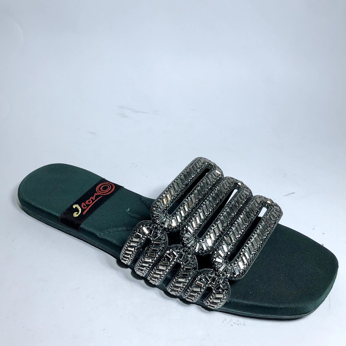 Linear Luxe Flat Slippers