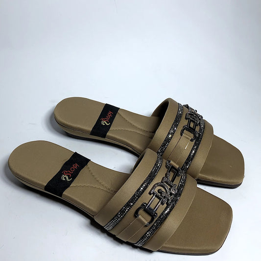 Shimmer Edge Flat slippers Dior Buckle