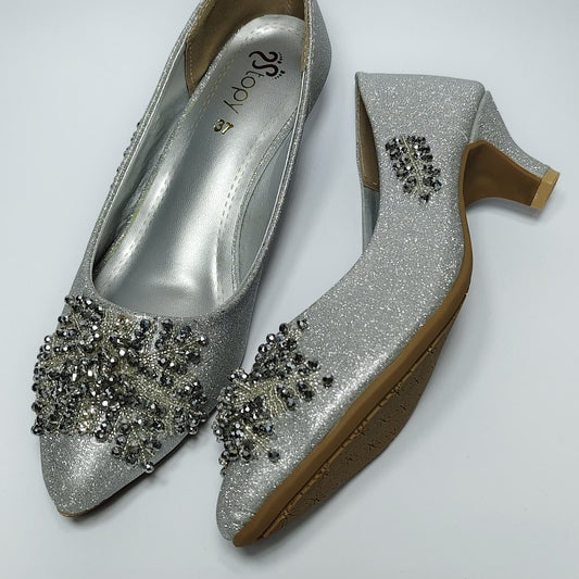 MODENCOCO Coat Shoes Mahroon Diamond