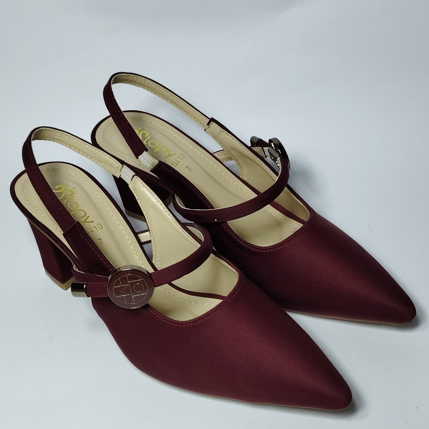 MODENCOCO Coat Shoes Mahroon