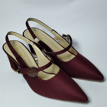 MODENCOCO Coat Shoes Mahroon
