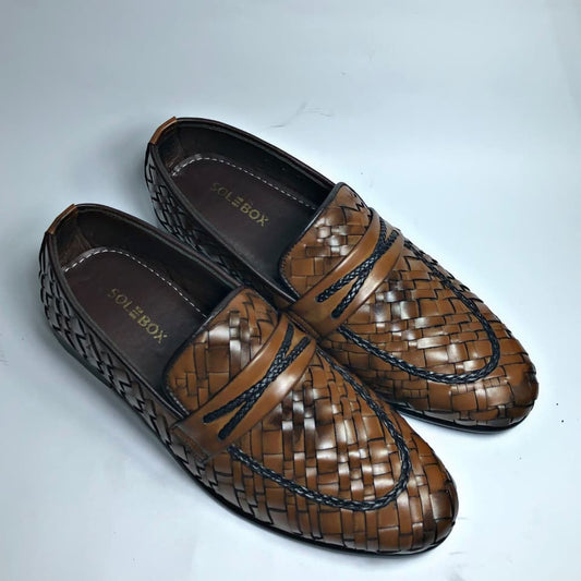 Cognac Crest Loafers
